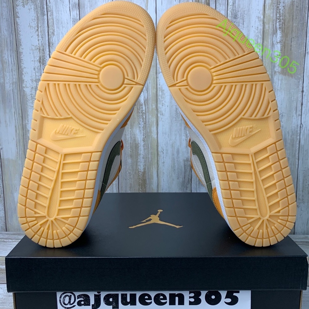 Air Jordan 1 Low Olive Curry - Picture 5 of 6